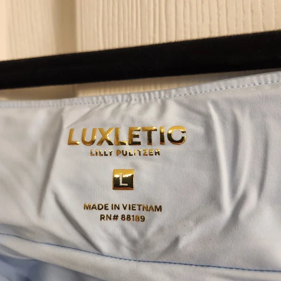 Lilly Pulitzer Bluette Make Lemonade Bicci Short Large - Picture 3 of 4